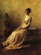 Thomas Dewing The Musician oil painting artist